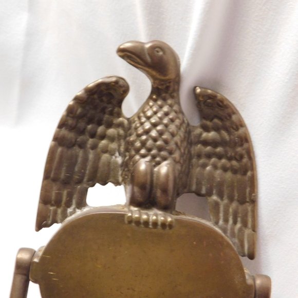 Vintage Other - Vintage Architectural Brass Eagle Door Knocker